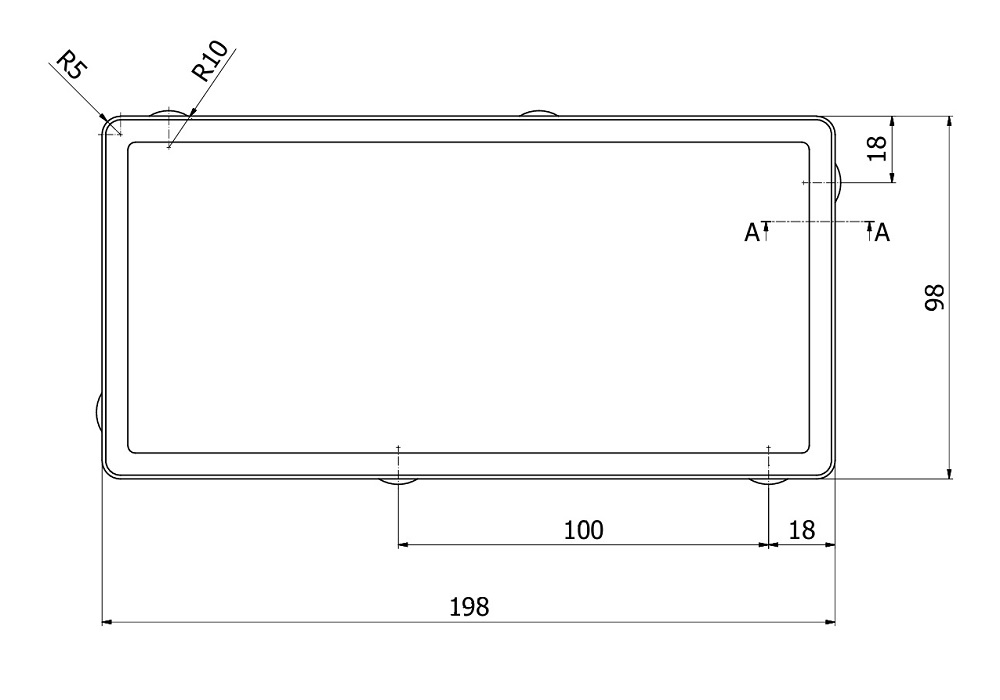 ابعاد سنگفرش کفپوش بتنی مستطیلی 10 در 20