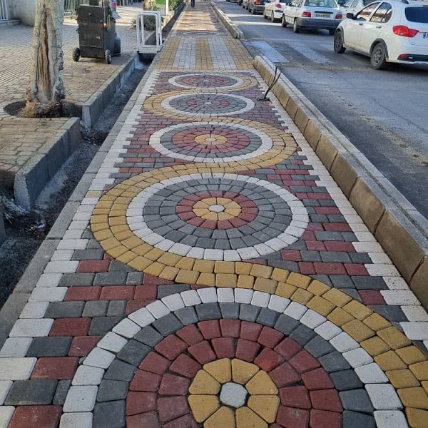 سنگفرش کفپوش بتنی طرح نوستالیت