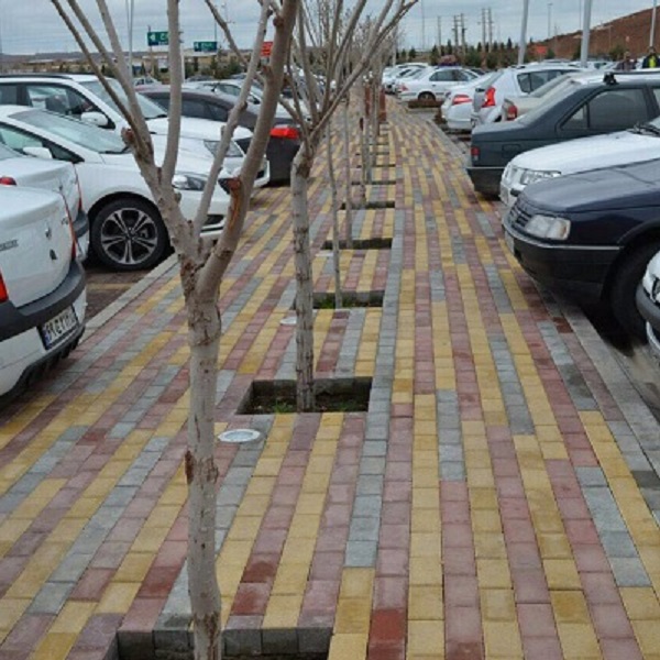 سنگفرش کفپوش بتنی مستطیلی