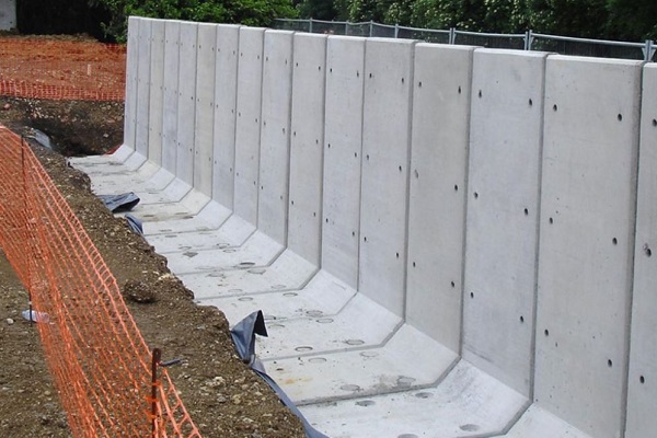 دیوار بتنی پیش ساخته بتنی مدل T