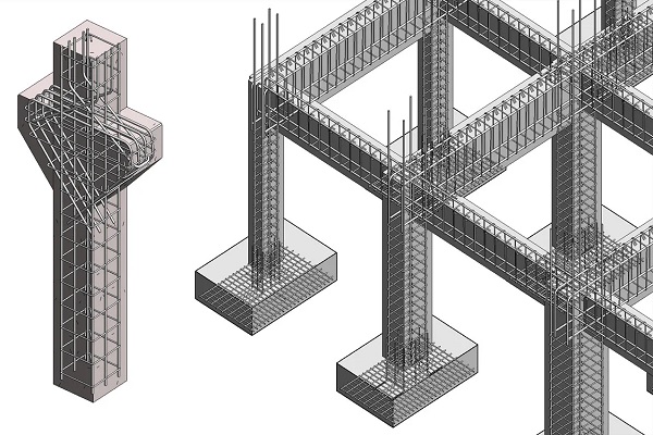 آرماتور داخلی تیر و ستون پیش ساخته بتنی