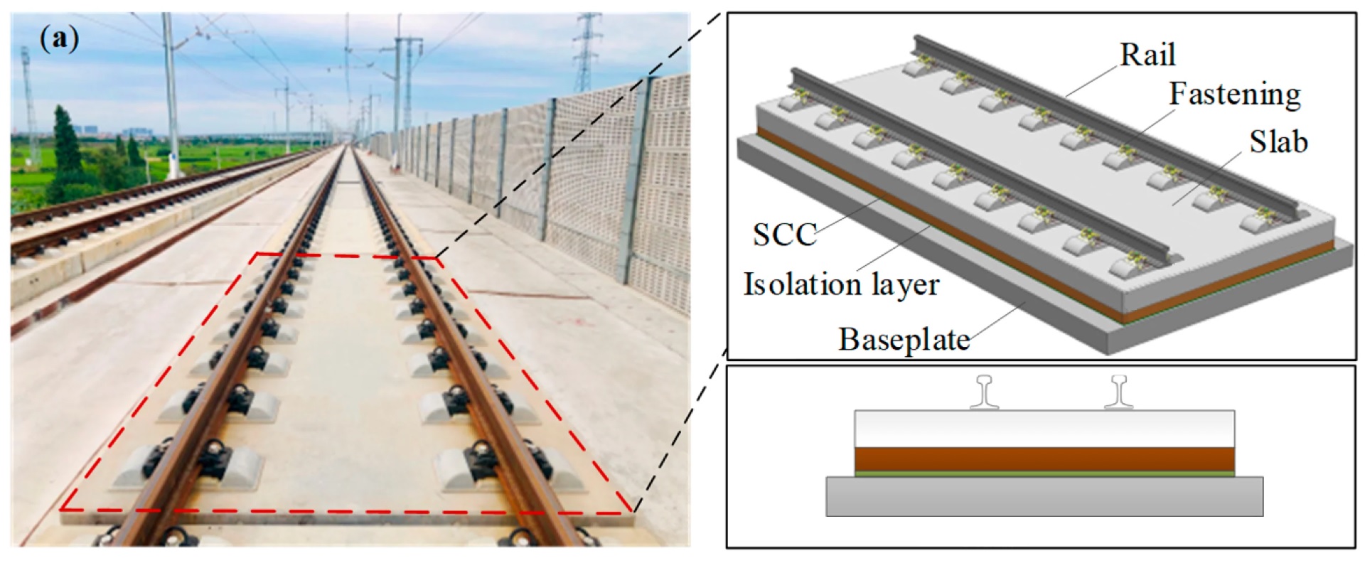 شماتیک و بخش های اسلب تراک پیش ساخته بتنی